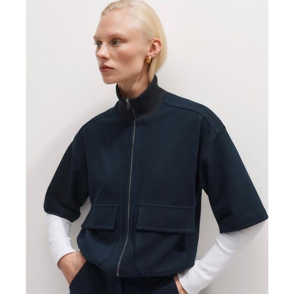 ME+EM Navy Luxe Travel Tailoring Layering Jacket Man Pant Co-Ord Set 0 - Picture 4 of 16